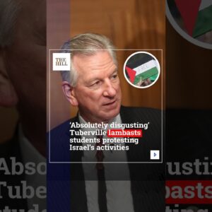 'Absolutely Disgusting': Tuberville LAMBASTS Students Protesting Israel's Activities