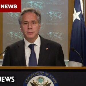 Blinken addresses release of Americans held hostage by Hamas