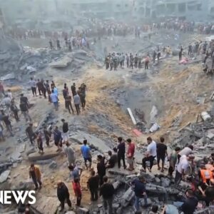 Dozens killed in Gaza refugee camp explosion