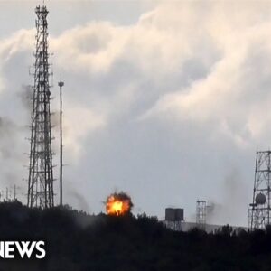 Video shows militants' missile attacks on Israeli border installations, Lebanon's Hezbollah says