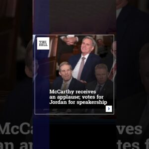 McCarthy receives GOP Applause As He Votes For Jordan For Speaker
