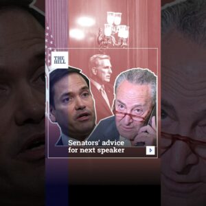 'To The Next Speaker' Senate Republicans, Democrats React To The Speakership Clash