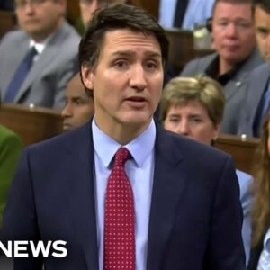 Canadian Prime Minister Trudeau responds to vehicle explosion at border