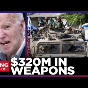 Biden Sends $320M WEAPONS GIFT To Israel After UN Calls Gaza 'GRAVEYARD FOR CHILDREN': Rising