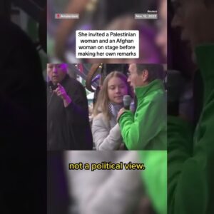 Greta Thunberg interrupted while speaking at a climate protest
