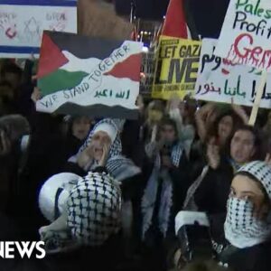 Pro-Palestinian demonstrators rally in Washington, D.C.