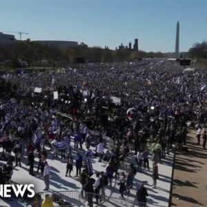 March for Israel takes place in Washington, D.C. to push for release of hostages