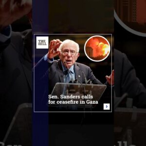 Sen. Sanders Calls For Ceasefire In Gaza