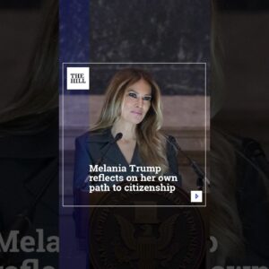 Melania Trump Reflects on Her Own Path to Citizenship