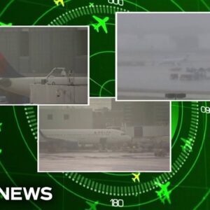 Severe weather slows down nation’s air travel ahead of holiday rush