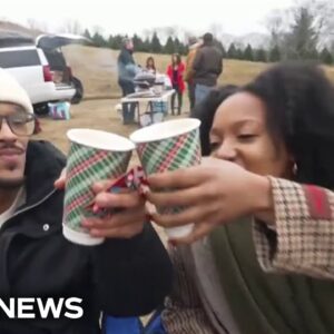 This Connecticut Christmas tree farm has a holiday tailgate tradition