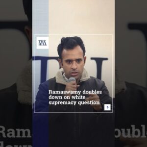 Ramaswamy Doubles Down On White Supremacy Question