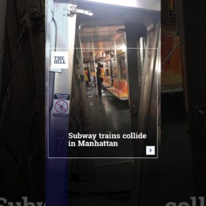 Subway Trains Collide In Manhattan
