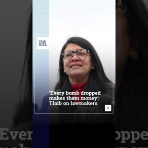 'Every Bomb Dropped Makes Them Money': Tlaib On Lawmakers